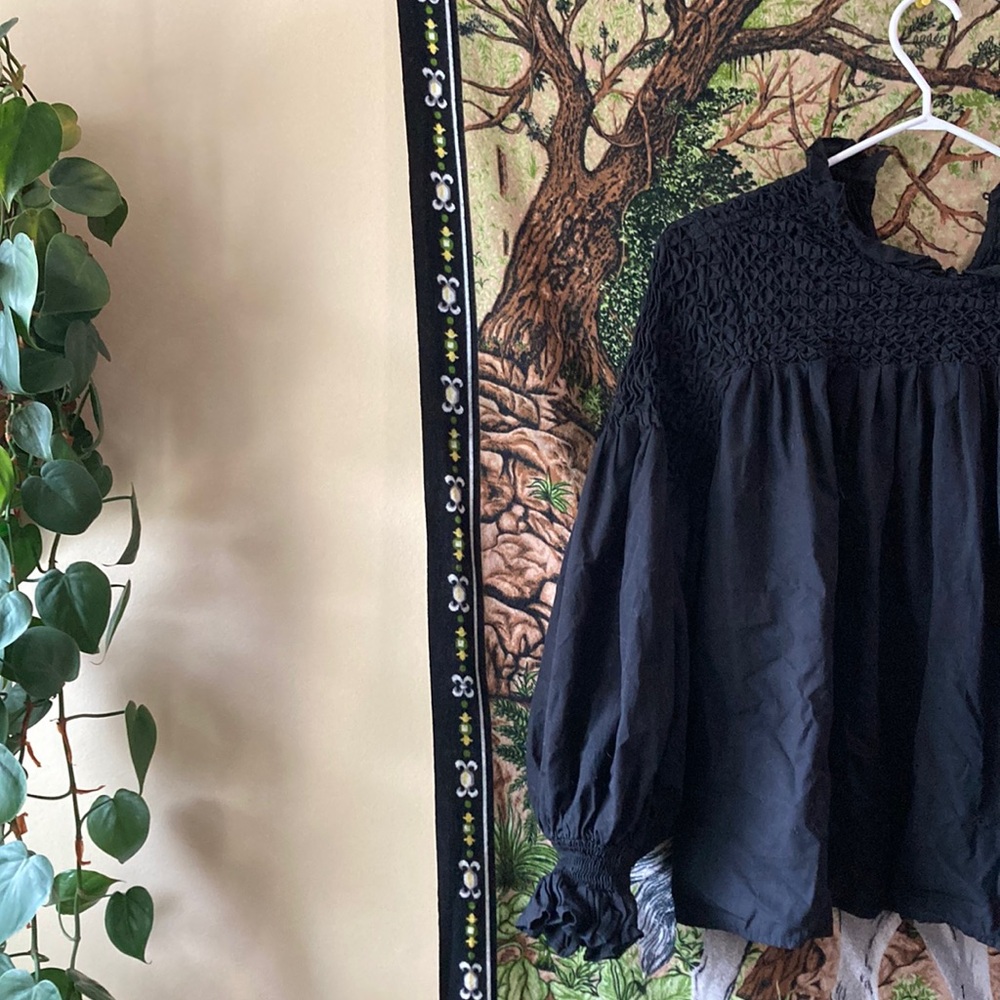 Anthropologie Maeve drape blouse